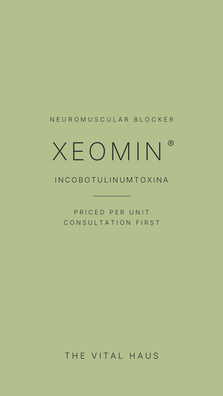 XEOMIN® (incobotulinumtoxinA) neuromuscular blocker - The Vital Haus
