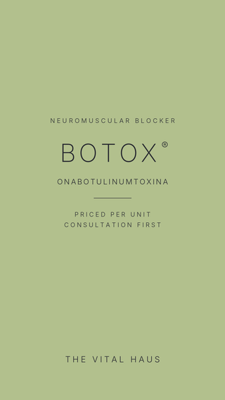 BOTOX® Cosmetic (onabotulinumtoxinA) neuromuscular blocker - The Vital Haus