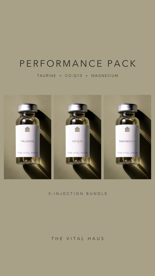 Performance Pack - Taurine, Co-Q 10, Magnesium - The Vital Haus